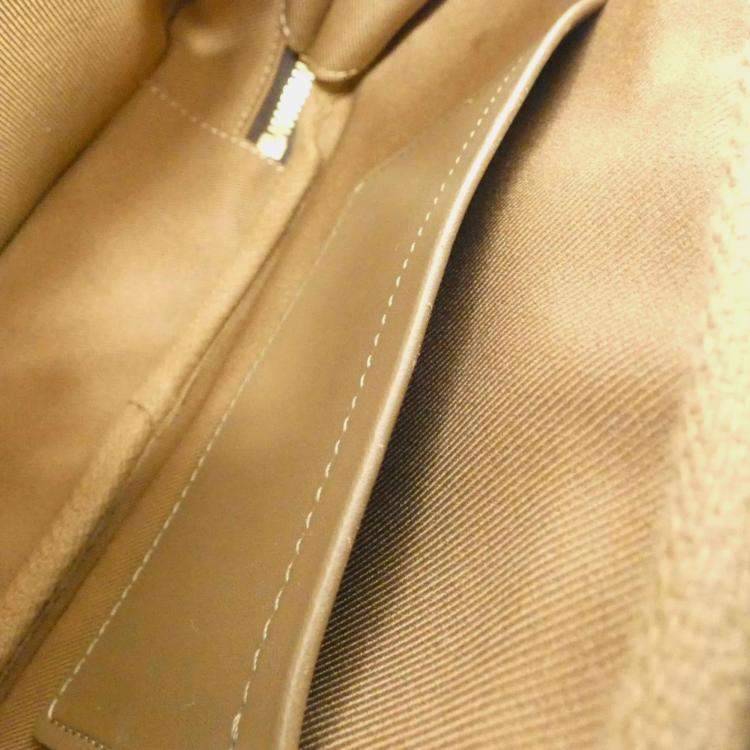 Pre Owned Louis Vuitton Utility Brown Monogram Canvas Crossbody Bag