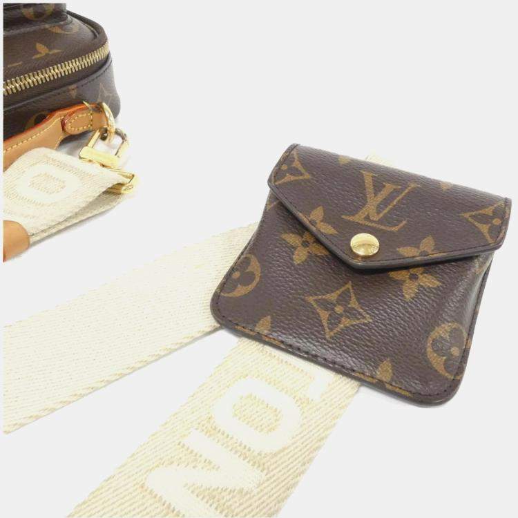 Pre Owned Louis Vuitton Utility Brown Monogram Canvas Crossbody Bag