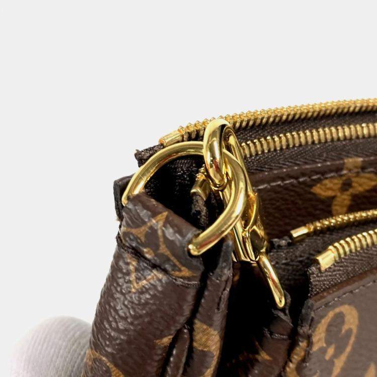 Pre Owned Louis Vuitton Multi Pochette Accessoires Monogram Canvas Crossbody Bag