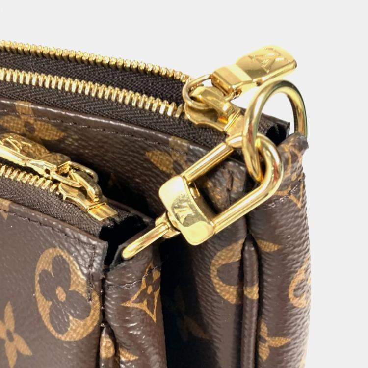 Pre Owned Louis Vuitton Multi Pochette Accessoires Monogram Canvas Crossbody Bag