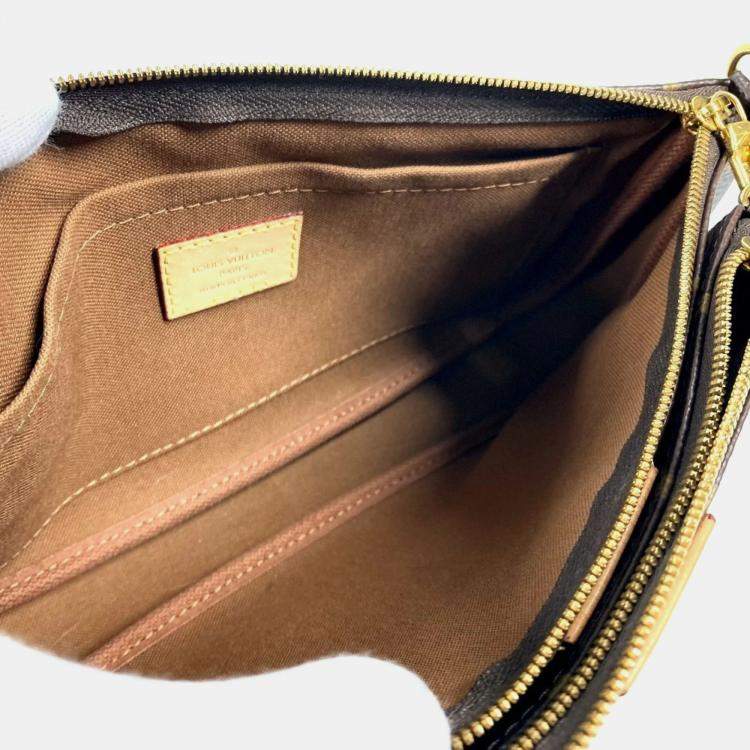 Pre Owned Louis Vuitton Multi Pochette Accessoires Monogram Canvas Crossbody Bag