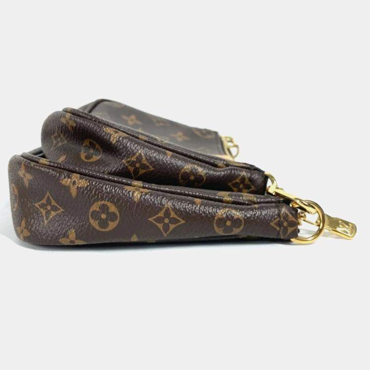 Pre Owned Louis Vuitton Multi Pochette Accessoires Monogram Canvas Crossbody Bag