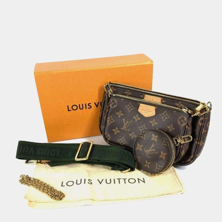 Pre Owned Louis Vuitton Multi Pochette Accessoires Monogram Canvas Crossbody Bag