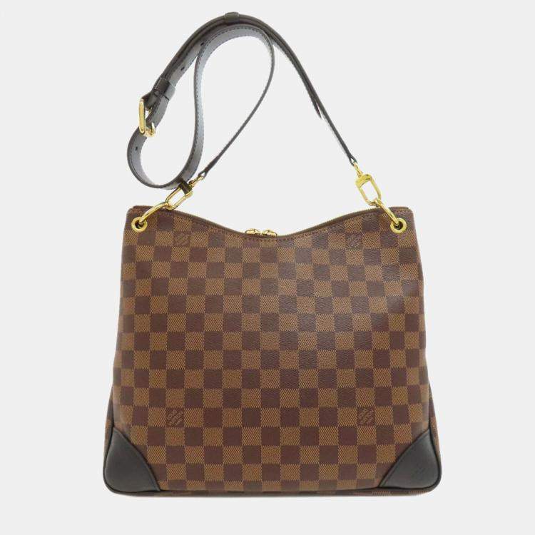 Pre Owned Louis Vuitton Odeon NM PM Damier Ebene Canvas Shoulder Bag
