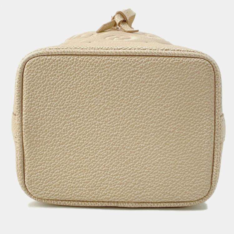 Pre Owned Louis Vuitton Nano Noe Summer Stardust Monogram Empreinte Leather Handbag