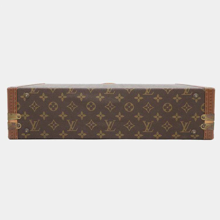 Pre Owned Louis Vuitton President Classeur Monogram Briefcase Bag