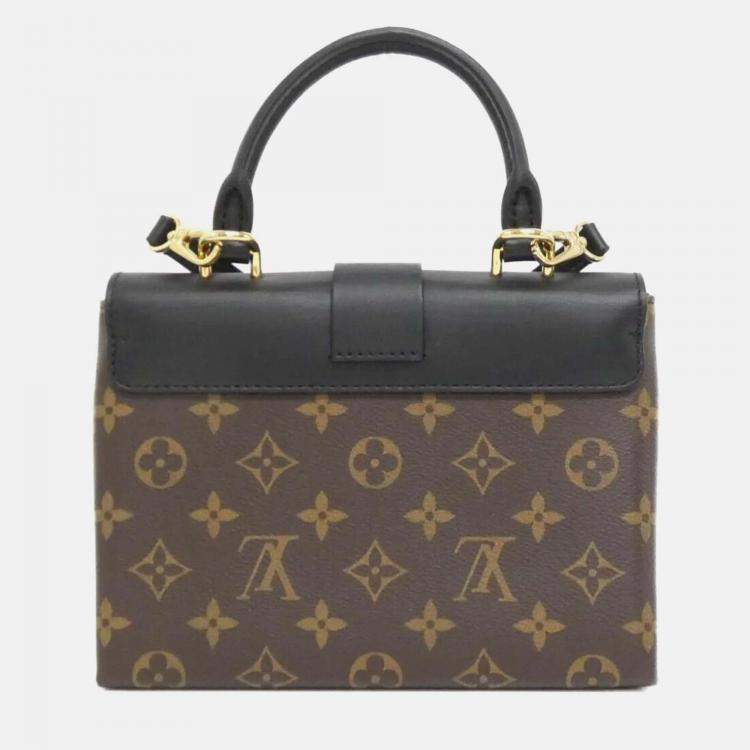 Pre Owned Louis Vuitton Rocky BB Brown Monogram Handbag
