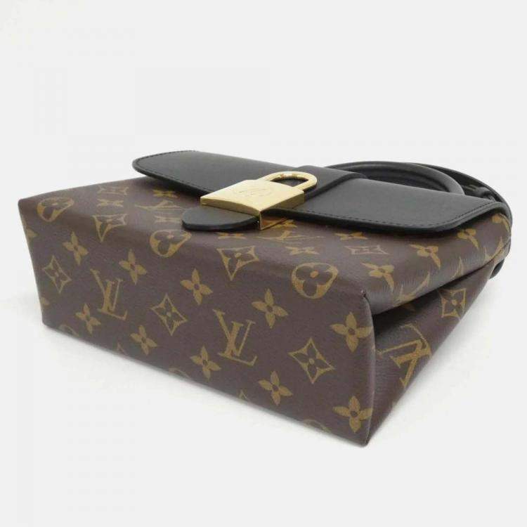 Pre Owned Louis Vuitton Rocky BB Brown Monogram Handbag