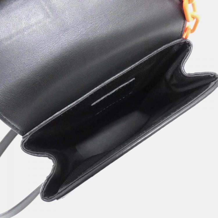 Pre Owned Louis Vuitton Monogram Seal Steamer XS Black Bag