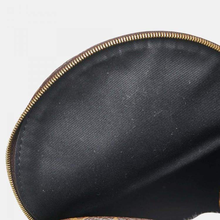 Pre Owned Louis Vuitton Palm Springs Mini Brown Black PVC Leather Backpack