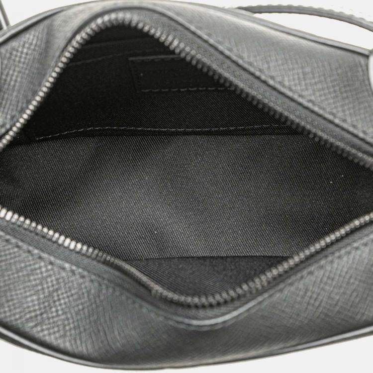 Pre Owned Louis Vuitton Soft Trunk Mini Black Rainbow Taiga Leather Shoulder Bag