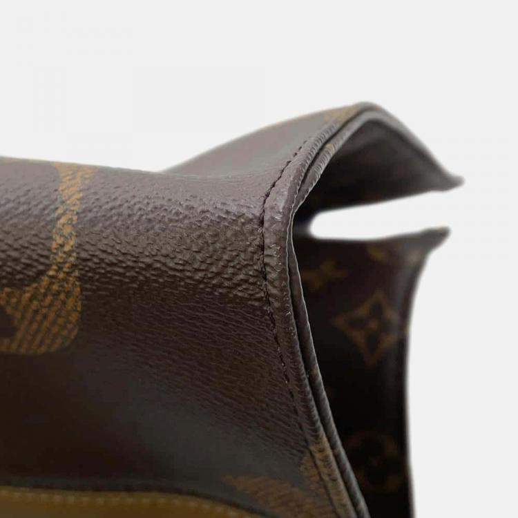 Pre Owned Louis Vuitton OnTheGo GM Monogram Reverse Giant Canvas Tote Bag