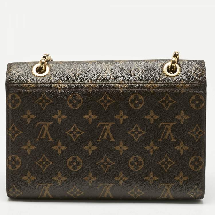 Pre Owned Louis Vuitton Blue Marine Monogram Canvas Victoire Bag