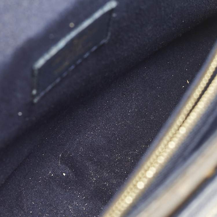 Pre Owned Louis Vuitton Blue Marine Monogram Canvas Victoire Bag