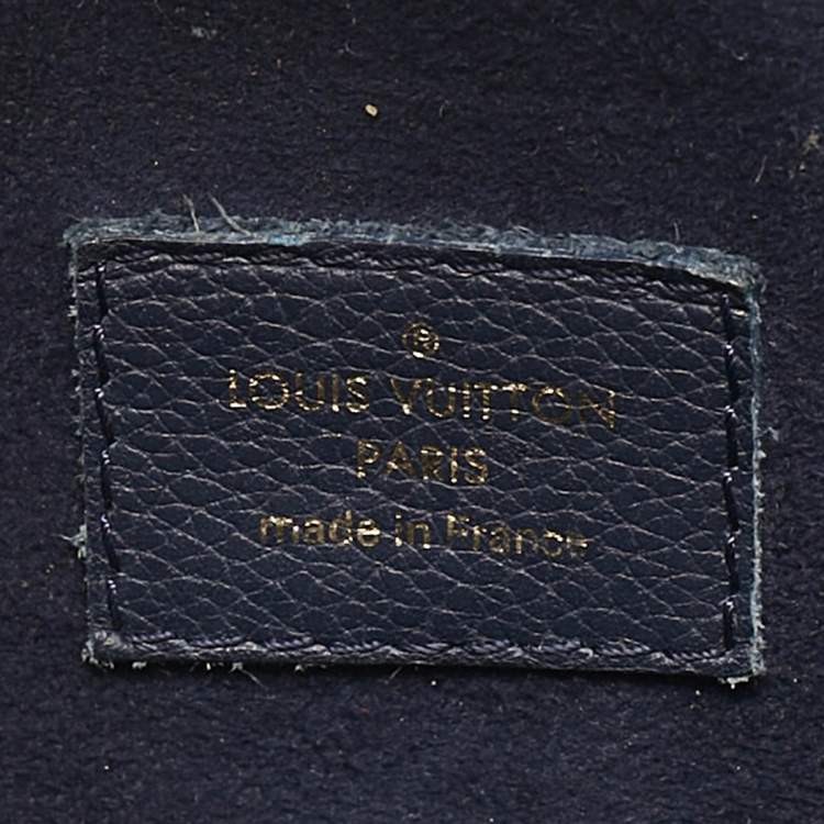 Pre Owned Louis Vuitton Blue Marine Monogram Canvas Victoire Bag