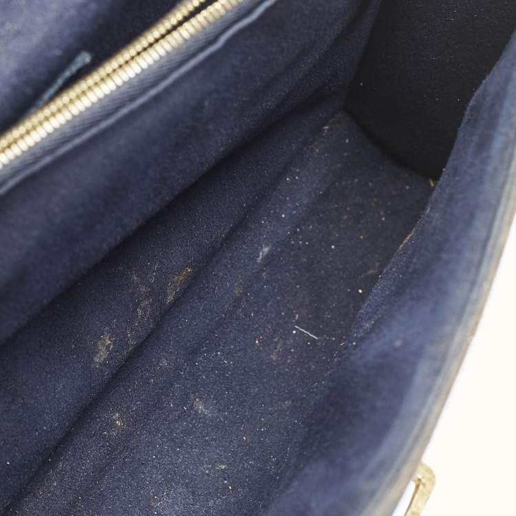 Pre Owned Louis Vuitton Blue Marine Monogram Canvas Victoire Bag