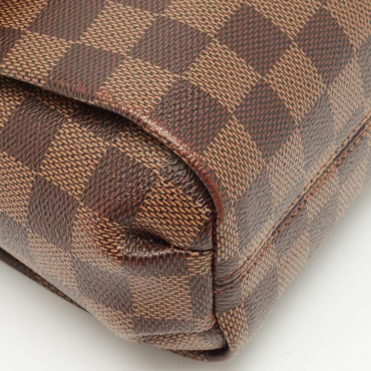 Pre Owned Louis Vuitton Damier Ebene Canvas Croisette Bag