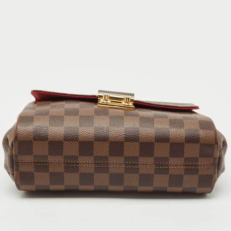 Pre Owned Louis Vuitton Damier Ebene Canvas Croisette Bag