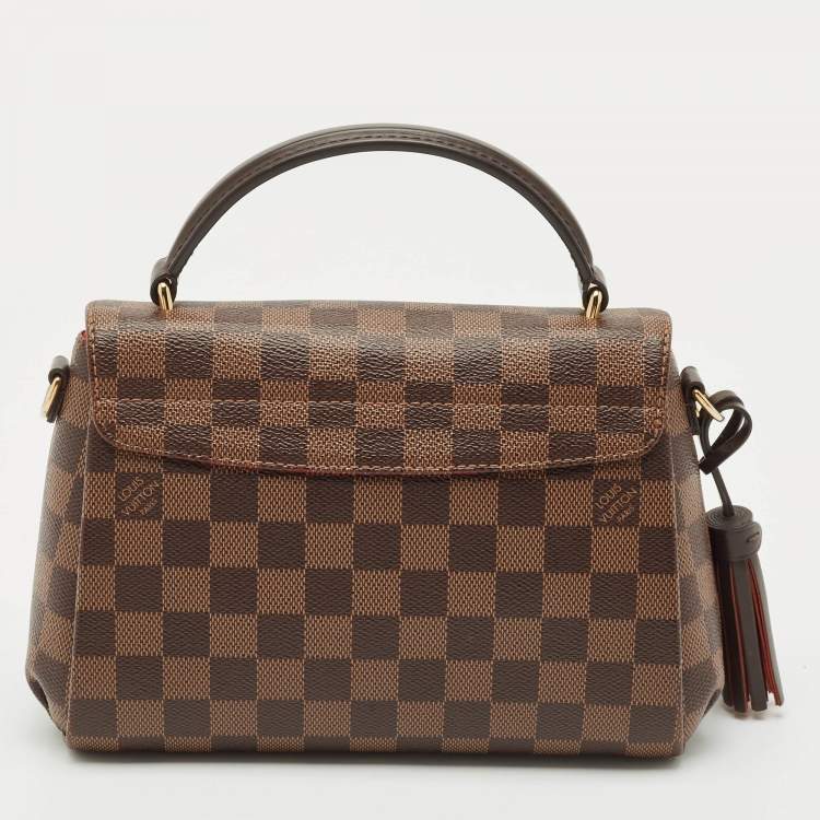 Pre Owned Louis Vuitton Damier Ebene Canvas Croisette Bag