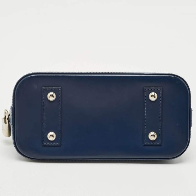 Pre Owned Louis Vuitton Indigo Epi Leather Alma BB Bag