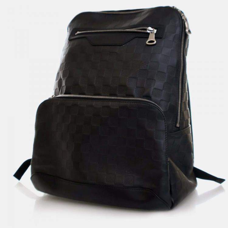 Pre Owned Louis Vuitton Avenue Black Damier Infini Backpack
