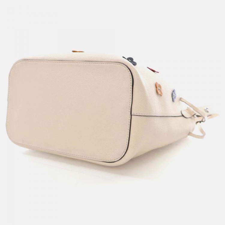 Pre Owned Louis Vuitton Lockme Calfskin Leather Bucket Bag