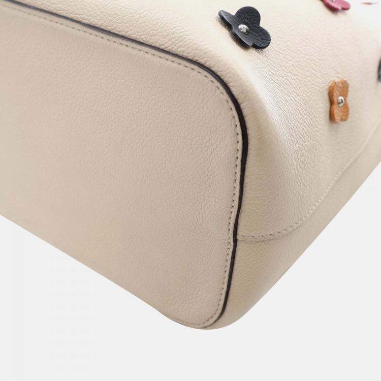 Pre Owned Louis Vuitton Lockme Calfskin Leather Bucket Bag