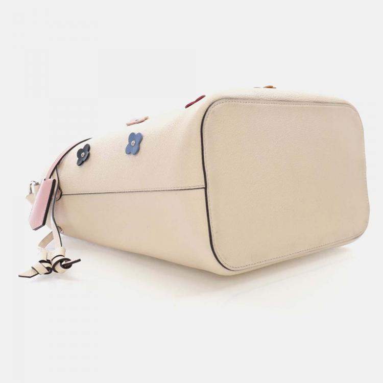 Pre Owned Louis Vuitton Lockme Calfskin Leather Bucket Bag