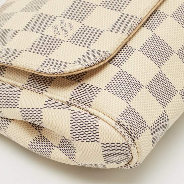 Pre Owned Louis Vuitton Damier Azur Canvas Favorite MM Bag