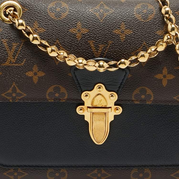 Pre Owned Louis Vuitton Blue Marine Monogram Canvas Victoire Bag