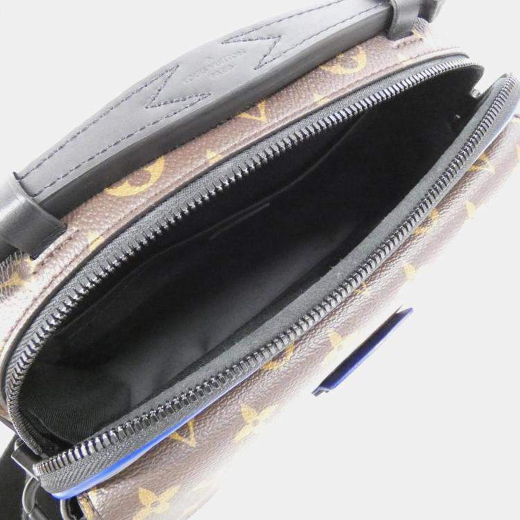 Louis Vuitton S Lock Monogram Macassar Canvas Messenger Bag