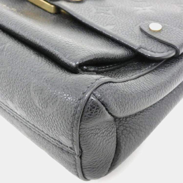 Pre Owned Louis Vuitton Vavin BB Black Monogram Empreinte Leather Shoulder Bag