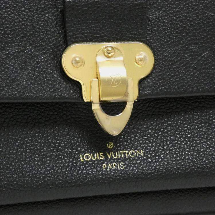 Pre Owned Louis Vuitton Vavin BB Black Monogram Empreinte Leather Shoulder Bag
