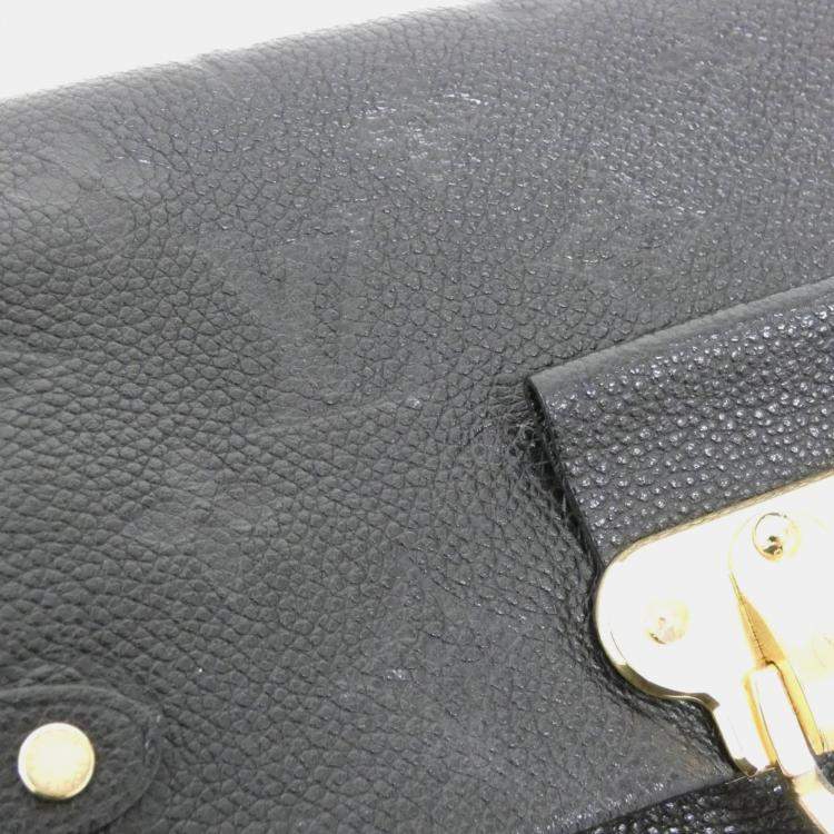 Pre Owned Louis Vuitton Vavin BB Black Monogram Empreinte Leather Shoulder Bag