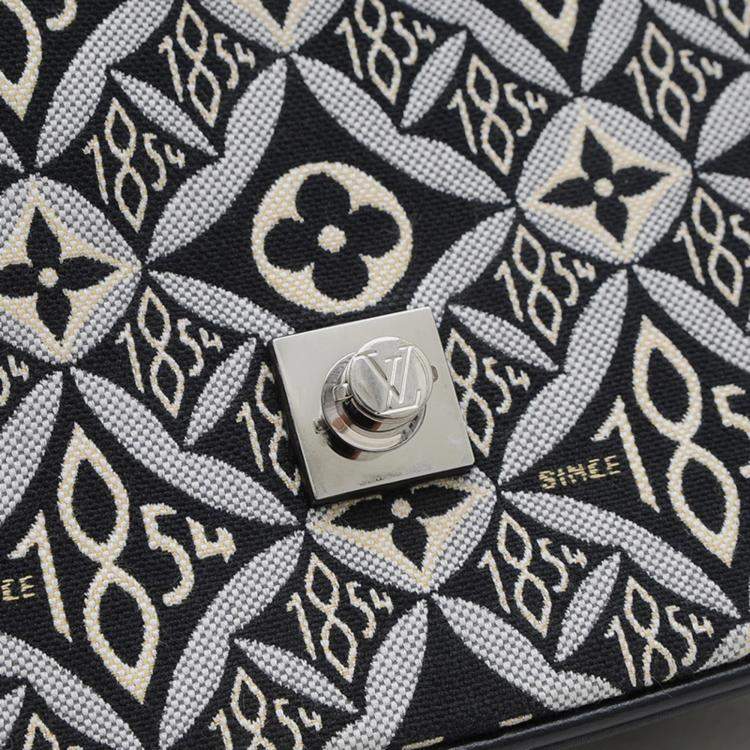 Pre Owned Louis Vuitton Neo Saumur MM Black Monogram Jacquard Shoulder Bag
