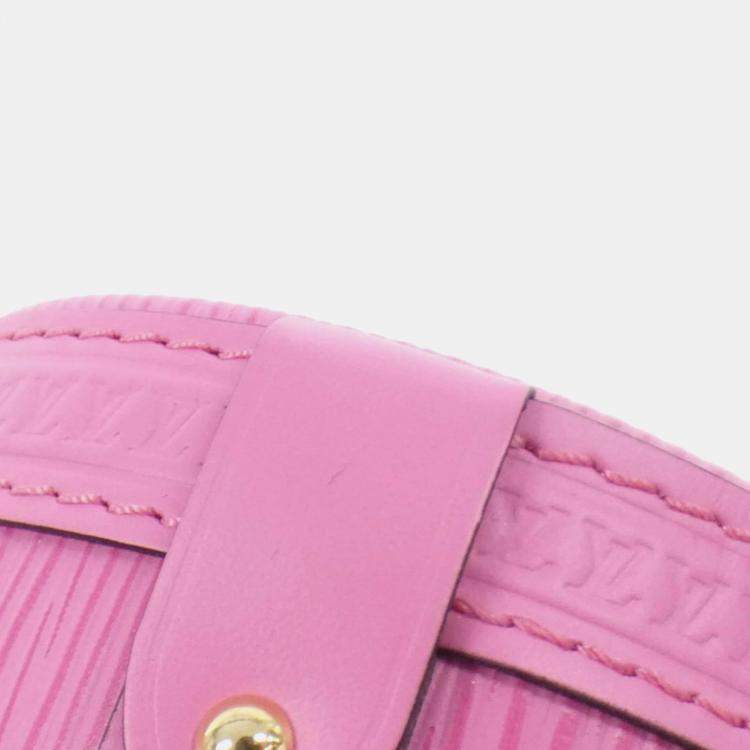 Pre Owned Louis Vuitton Papillon Trunk Rose Epi Leather Shoulder Bag