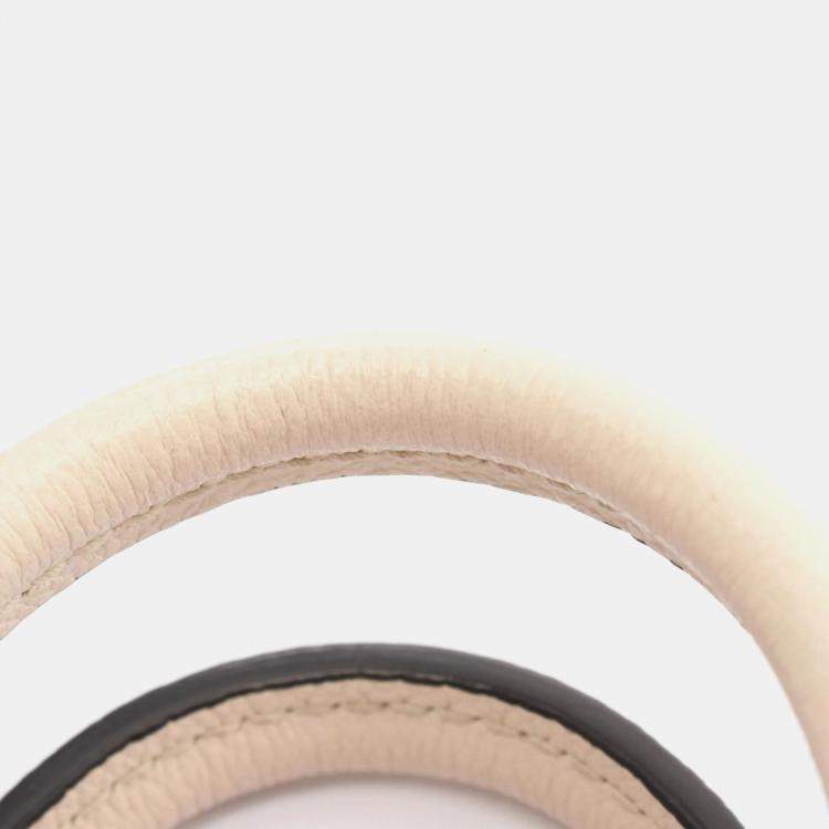 Pre Owned  Louis Vuitton Papillon BB Leather Ivory Beige Monogram Empreinte Creme Saffron Handbag 