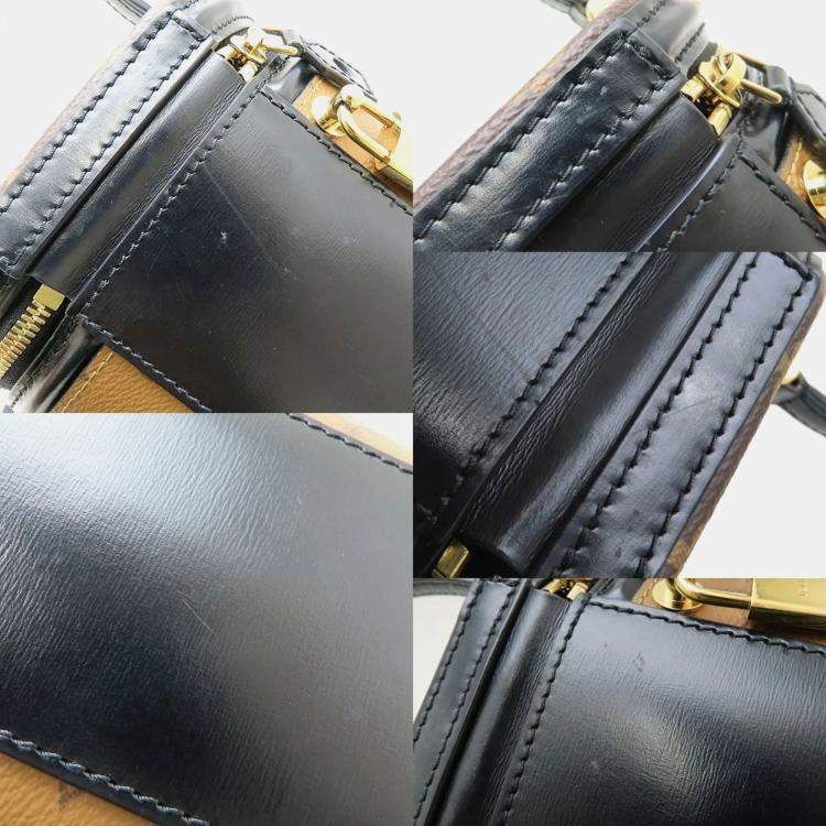 Pre Owned  Louis Vuitton Cannes Brown Monogram Reverse Handbag 
