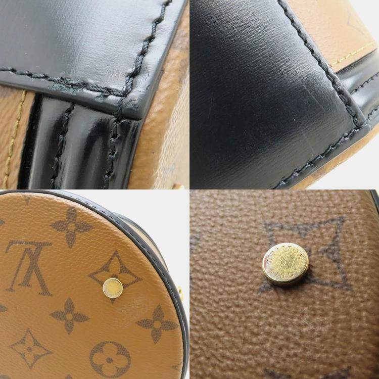 Pre Owned  Louis Vuitton Cannes Brown Monogram Reverse Handbag 