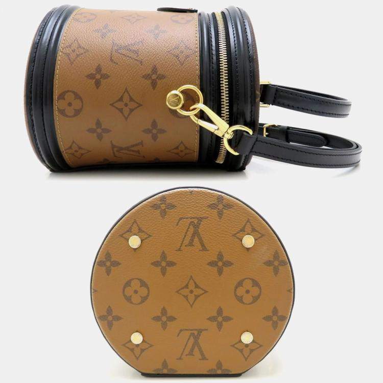 Pre Owned  Louis Vuitton Cannes Brown Monogram Reverse Handbag 