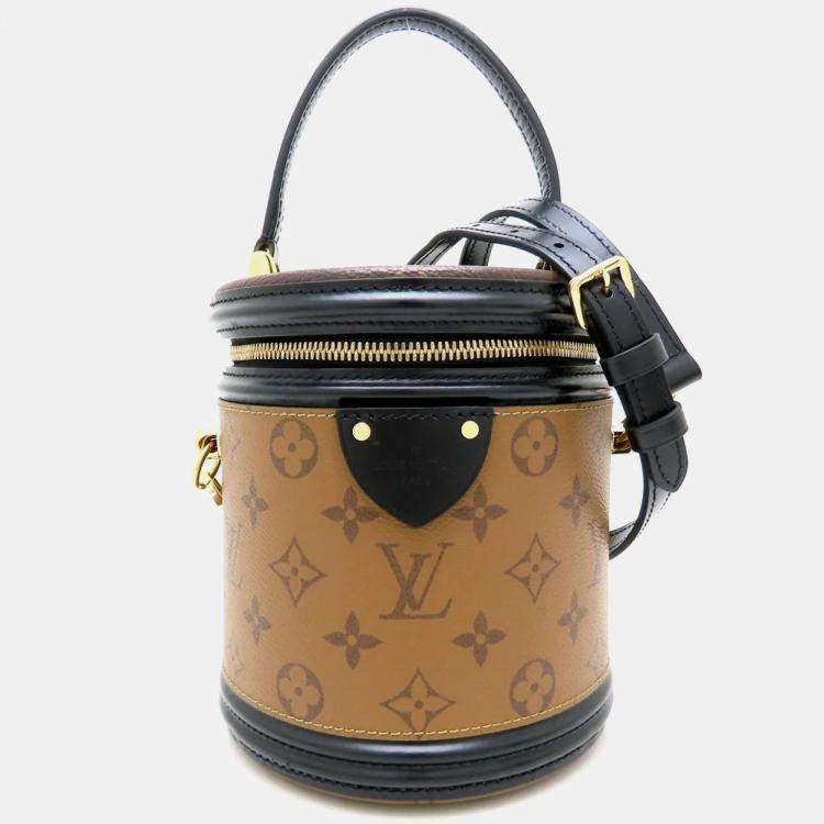 Pre Owned  Louis Vuitton Cannes Brown Monogram Reverse Handbag 