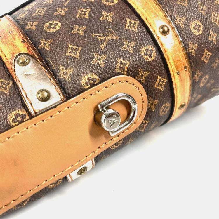 Pre Owned Louis Vuitton Transformed Monogram Duffel Bag Crossbody 2-Way Pochette Bucket-Shaped Shoulder Canvas Leather Brown