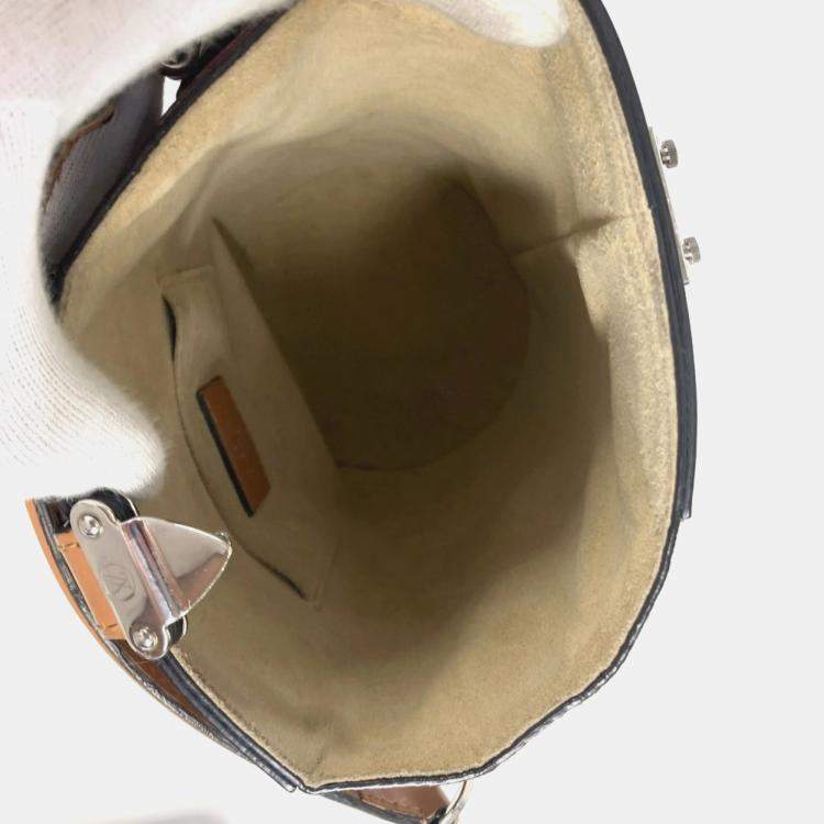 Pre Owned Louis Vuitton Transformed Monogram Duffel Bag Crossbody 2-Way Pochette Bucket-Shaped Shoulder Canvas Leather Brown