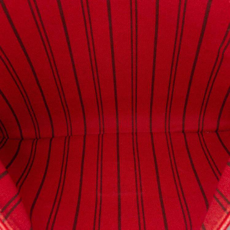 Pre Owned Louis Vuitton Red Monogram Empreinte Pochette Metis