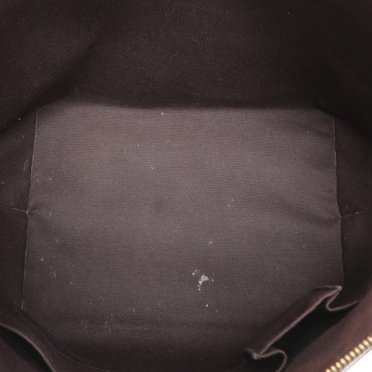 Pre Owned Louis Vuitton Amarante Monogram Vernis Bellevue GM Bag