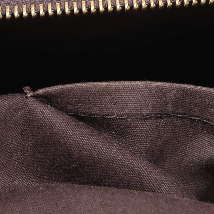 Pre Owned Louis Vuitton Amarante Monogram Vernis Bellevue GM Bag