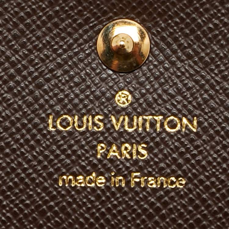 Pre Owned Louis Vuitton Monogram Mini Lin Elise Wallet