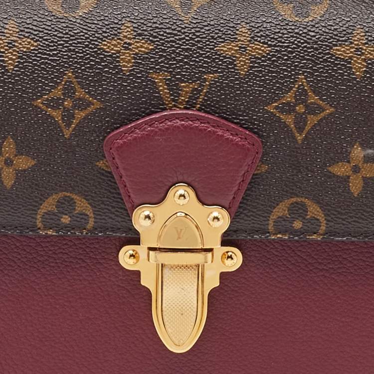 Pre Owned Louis Vuitton Raisin Monogram Canvas Victoire Chain Bag