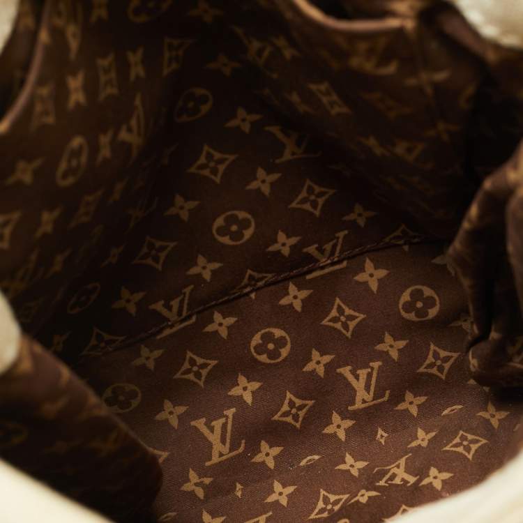 Pre Owned Louis Vuitton Red Canvas Globe Cabas PM Bag