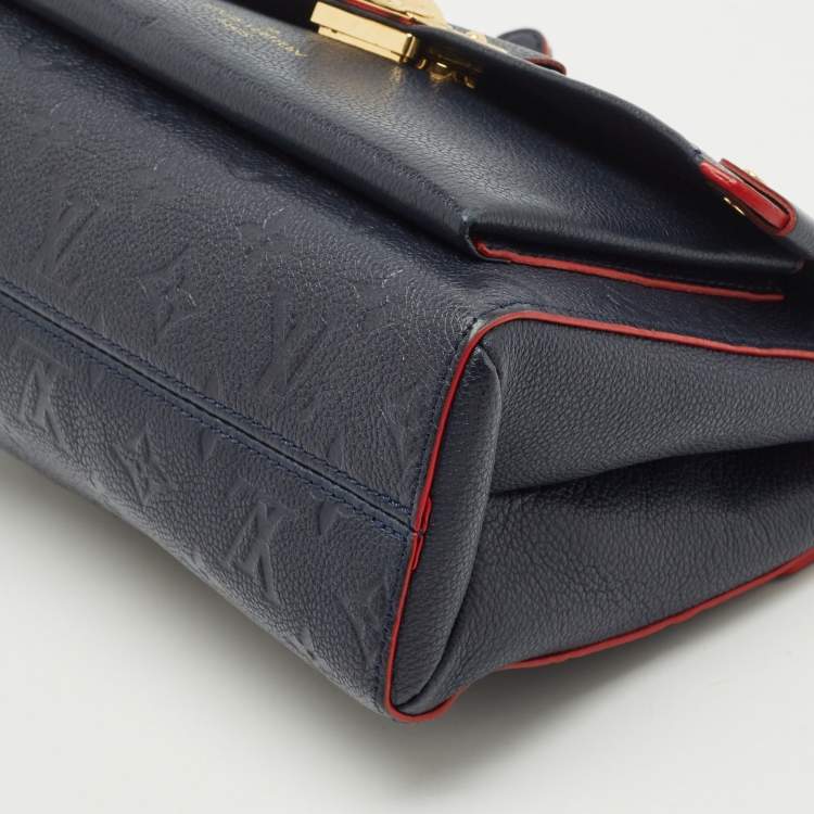 Pre Owned Louis Vuitton Celeste Monogram Empreinte Leather Vavin PM Bag